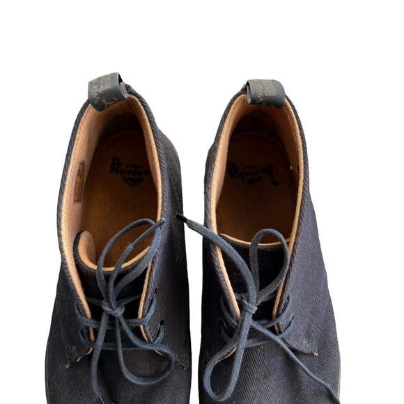 Dr. Martens - Black Daytona Round Toe Lace Up Ankle Desert Boots Sz 8 - Picture 4 of 11